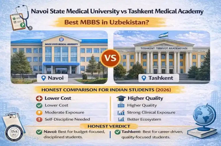 Navoi State Medical University vs Tashkent Medical Academy
