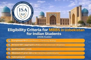 Read more about the article Eligibility Criteria for MBBS in Uzbekistan for Indian Students (2026 Guide)