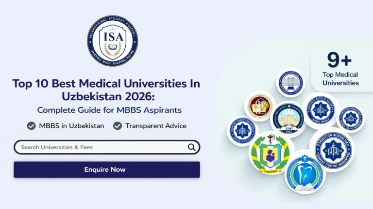 Top 10 Best Medical Universities In Uzbekistan 2026
