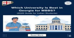 Read more about the article Which University Is Best in Georgia for MBBS? (2026 Guide for Indian Students)
