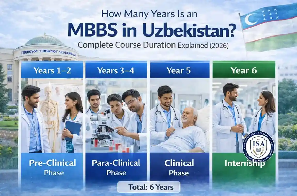 MBBS in Uzbekistan Duration 2026: Course Length, Internship & NMC Rules