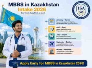 Read more about the article MBBS in Kazakhstan Intake 2026: Best Time to Apply