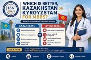 Read more about the article Which Is Better, Kazakhstan or Kyrgyzstan for MBBS? Honest Guide | ISA
