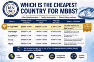 Read more about the article Which Is the Cheapest Country for MBBS? Honest Student Guide | ISA