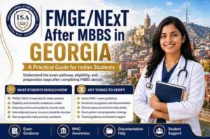 Read more about the article FMGE / NExT After MBBS in Georgia | What Indian Students Need to Know