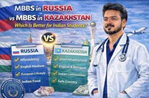 Read more about the article MBBS in Russia vs MBBS in Kazakhstan | Which Is Better for Indian Students?