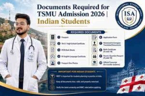 Documents Required for Tbilisi State Medical University Admission