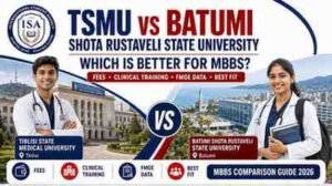 Read more about the article TSMU vs Batumi Shota Rustaveli State University for MBBS