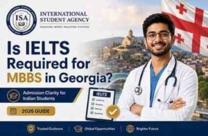 Read more about the article Is IELTS Required for MBBS in Georgia? 2026 Guide