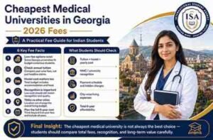 Read more about the article Cheapest Medical Universities in Georgia | 2026 Fees