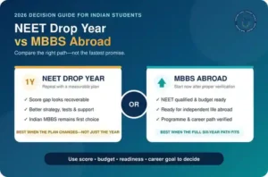 MBBS Abroad or NEET Drop Year: Which Is Better in 2026?