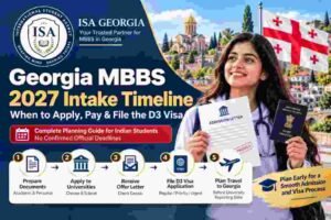 Read more about the article Georgia MBBS 2027 Intake: Admission & Visa Timeline