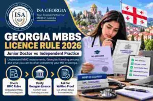 Georgia MBBS Licence Rule : NMC & Junior Doctor
